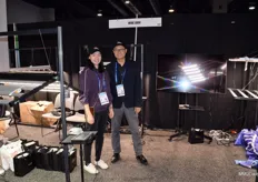 After years of research and experience in the LED grow light industry, Medic Grow launched their own brand of grow lights. At the booth were Rita Lee and Jacob Wang